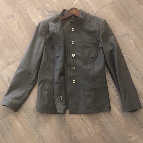 ELLEN TRACY MILITARY STYLE JACKET WOMANS SIZE 12 - Picture 8 of 12